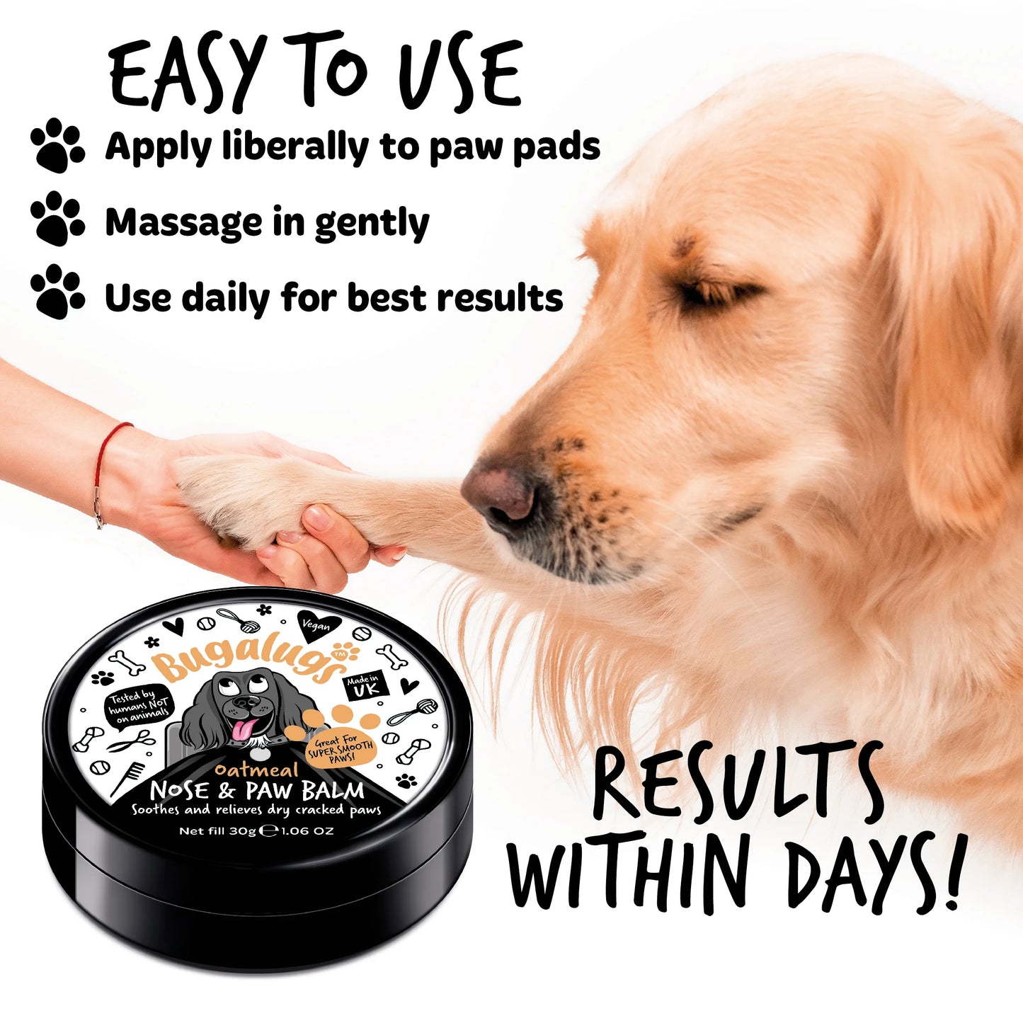 Bugalugs Paw & Nose Balm Pot 30g
