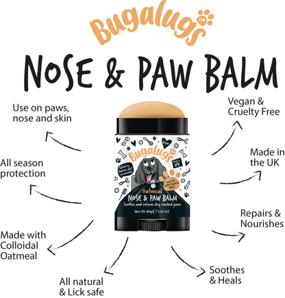 Bugalugs Paw & Nose Balm Stick 30g