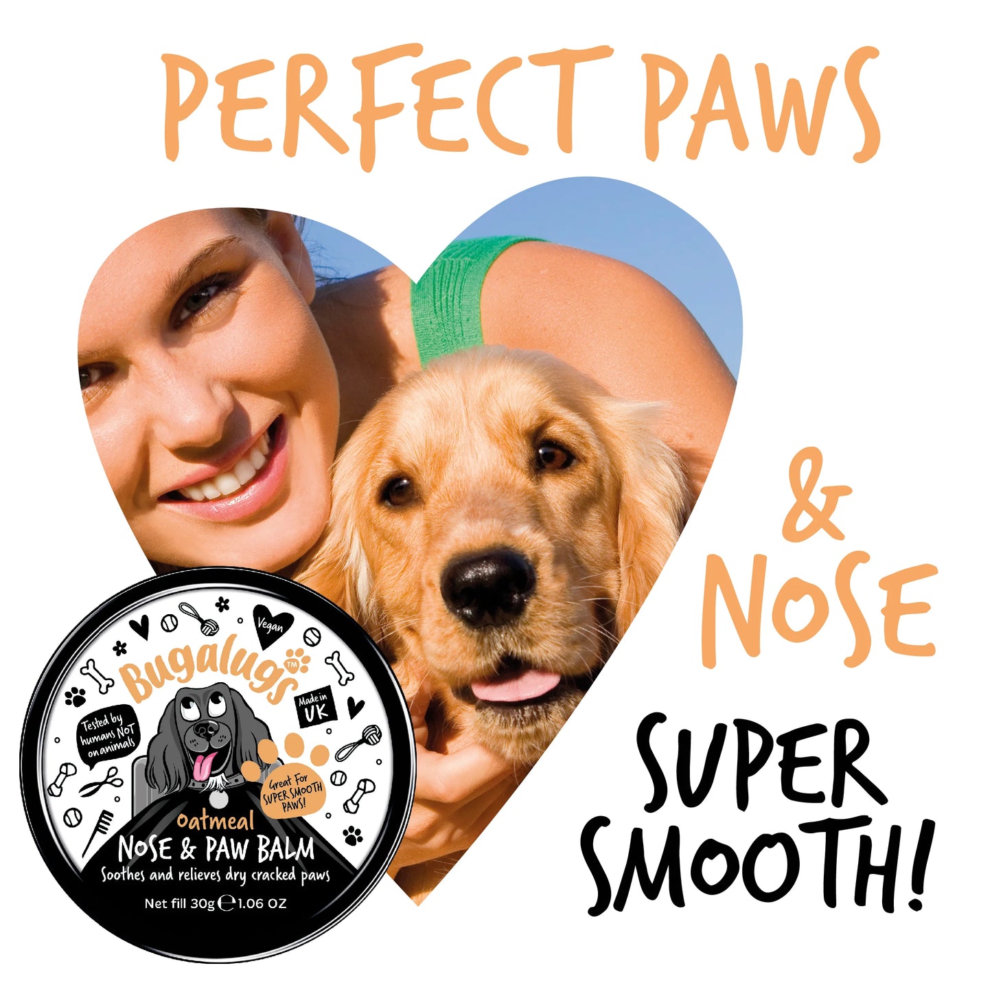 Bugalugs Paw & Nose Balm Stick 30g