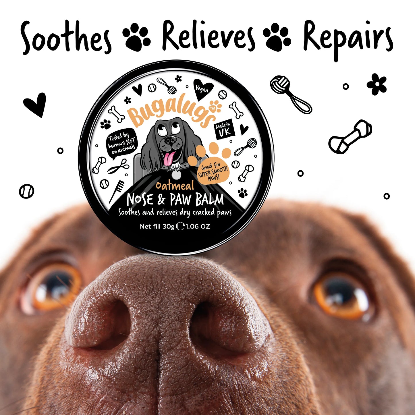 Bugalugs Paw & Nose Balm Pot 30g