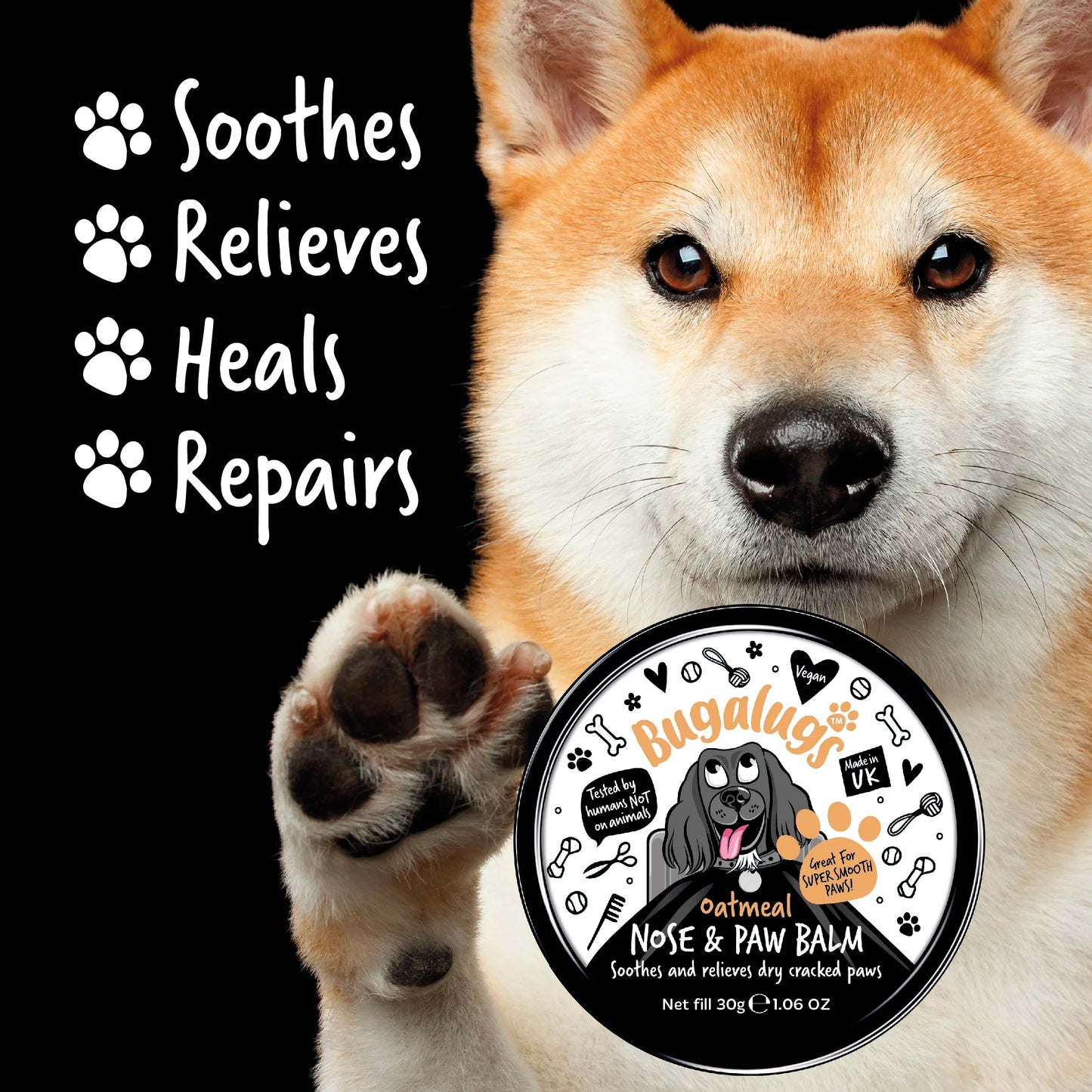Bugalugs Paw & Nose Balm Pot 30g