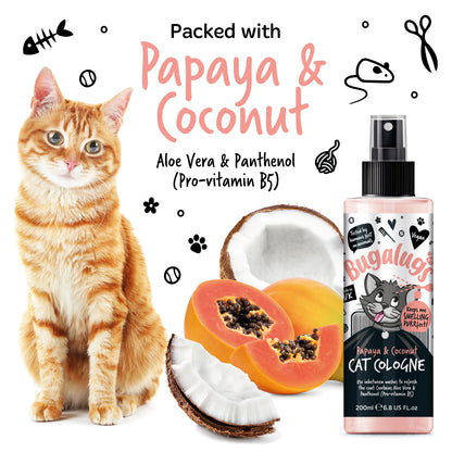 Bugalugs Papaya & Coconut Cat Cologne 200ml