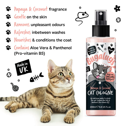 Bugalugs Papaya & Coconut Cat Cologne 200ml