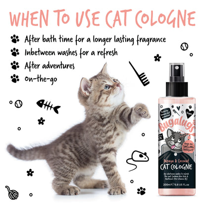 Bugalugs Papaya & Coconut Cat Cologne 200ml
