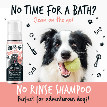 Bugalugs No Rinse Shampoo & Conditioner Papaya & Coconut 200ml