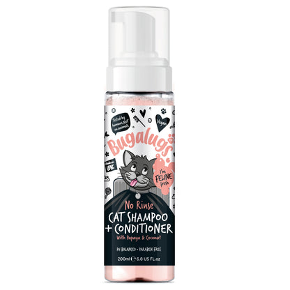 Bugalugs 2 in 1 Papaya & Coconut Cat Shampoo 200ml