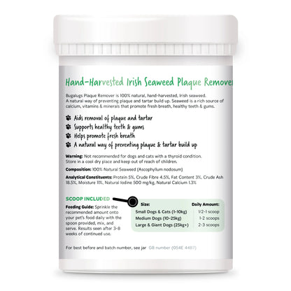 Bugalugs Plaque Remover 200g for Dogs & Cats