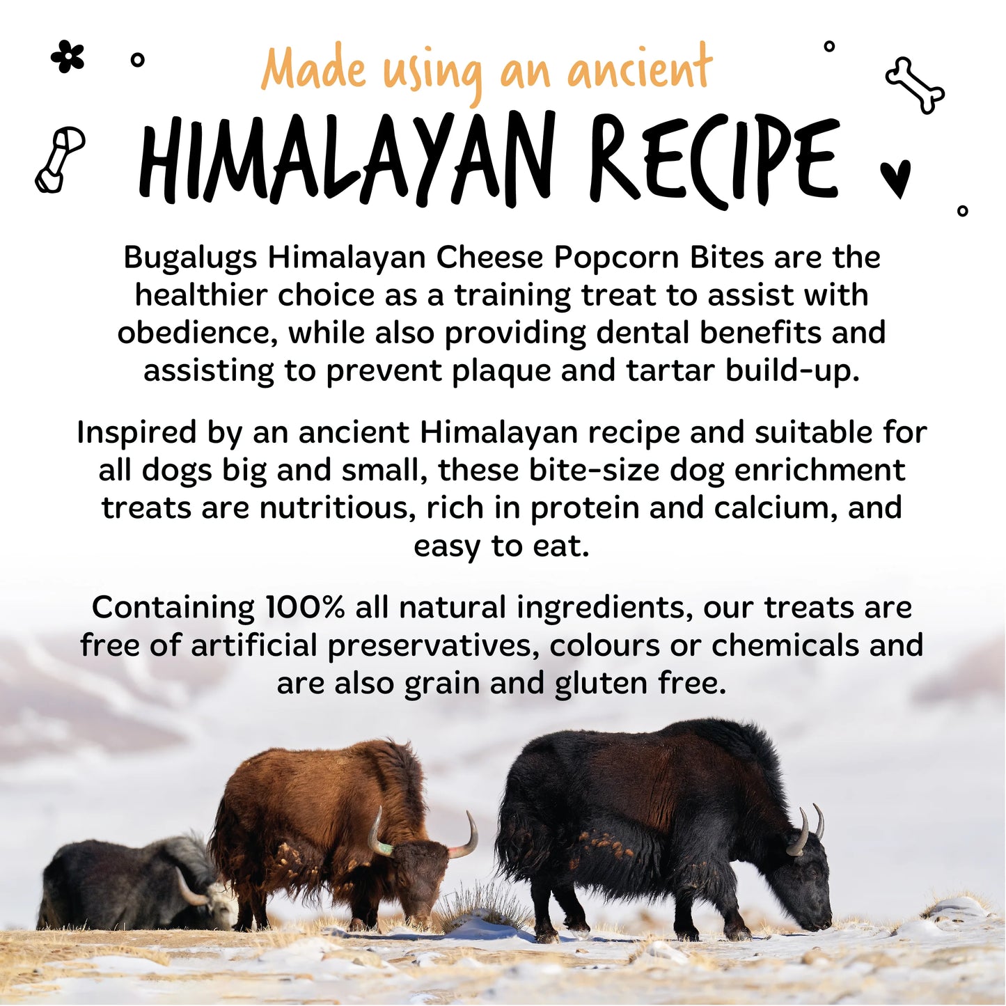 Bugalugs Himalayan Popcorn Bites 80g