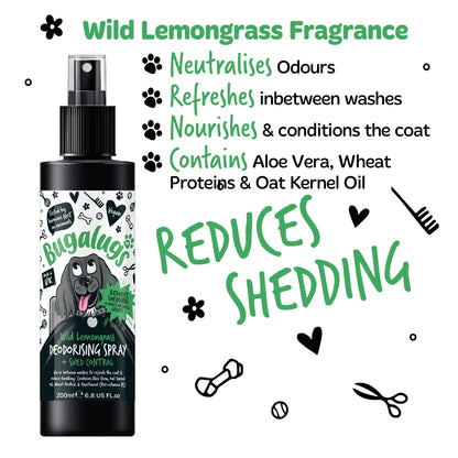 Bugalugs Shed Control Deodorising Spray 200ml