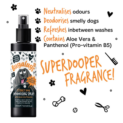 Bugalugs Stinky Dog Deodorising Spray 200ml