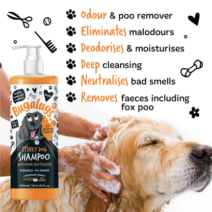 Bugalugs Stinky Dog Shampoo Odour Control 500ml