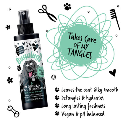 Bugalugs Tangle Tame Detangling & Conditioning Spray 200ml (Avocado & Coconut)