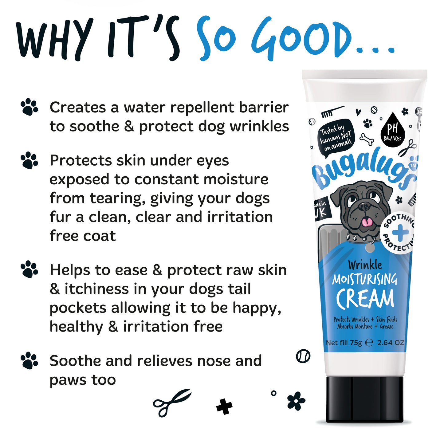 Bugalugs Wrinkle Cream 75g