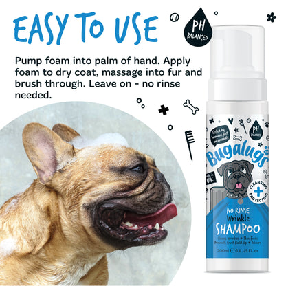 Bugalugs Wrinkle No Rinse Shampoo 200ml