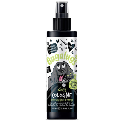 Bugalugs Zingy Dog Cologne (Grapefruit & Orange) 200ml