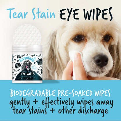Bugalugs Tear Stain EyeWipes (100 pre soaked Bio-Degradable Wipes)