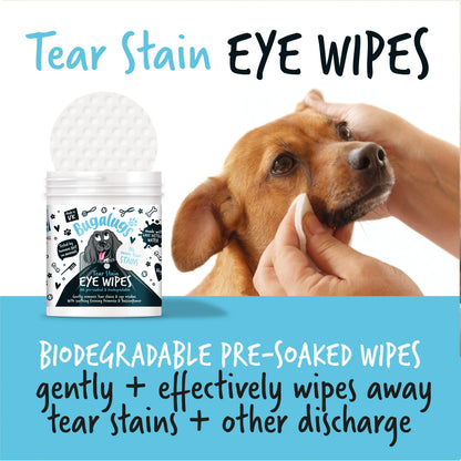 Bugalugs Tear Stain EyeWipes (100 pre soaked Bio-Degradable Wipes)