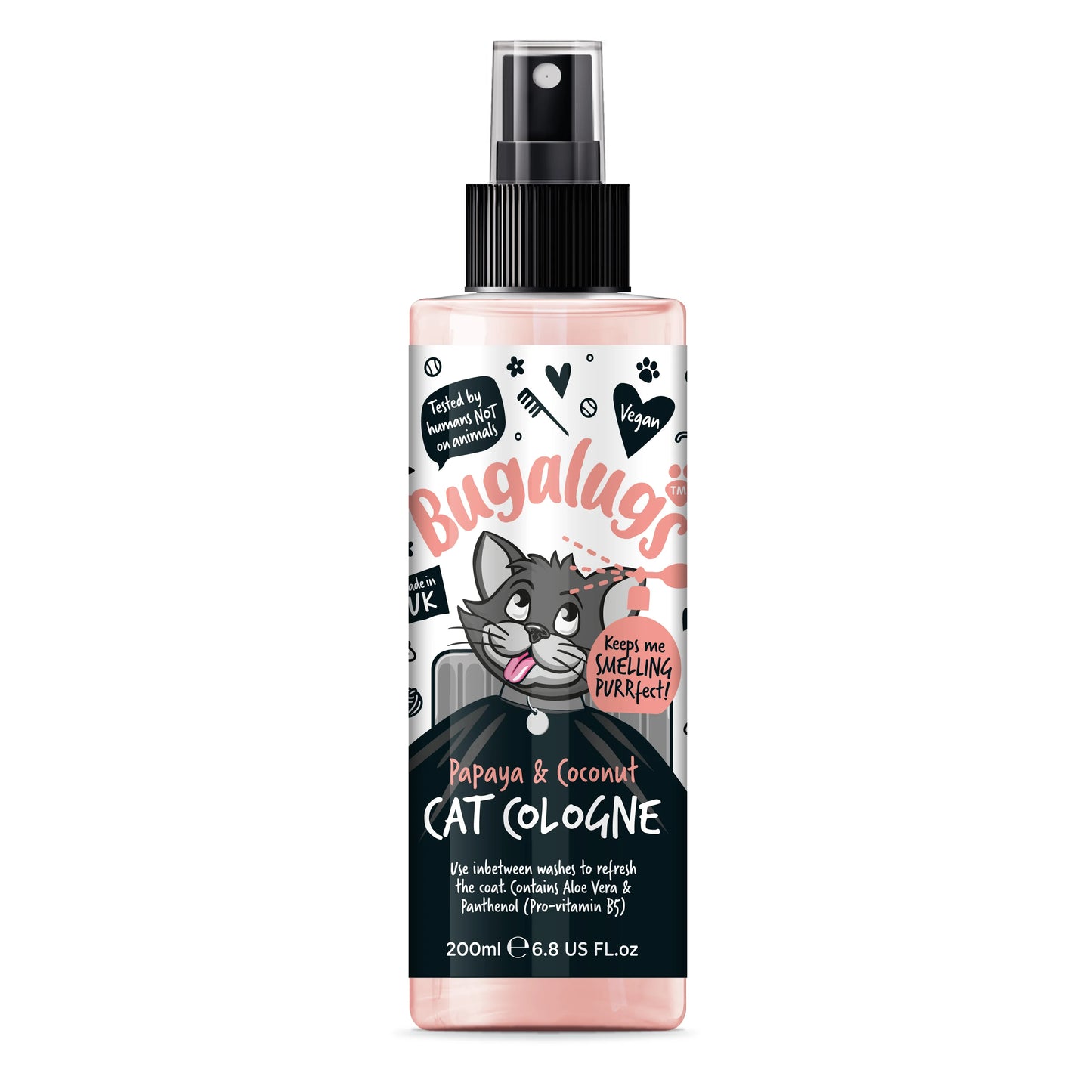 Bugalugs Papaya & Coconut Cat Cologne 200ml