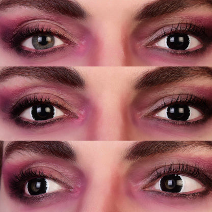 PRIMAL ® Chaos - Black Colored Contact Lenses
