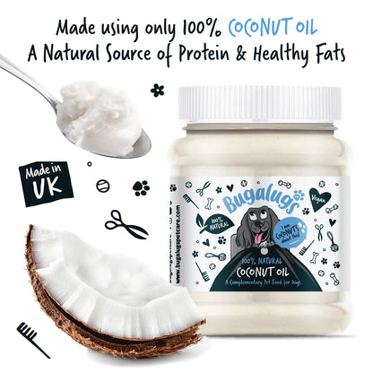 Bugalugs 100% Natural Coconut Oil 340g