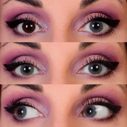 Blue colored contact lenses, coloured contact lenses, color contacts, circle lens.