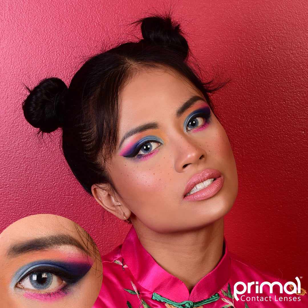 Grey Blue colored contact lenses, coloured contact lenses, color contacts, circle lens.
