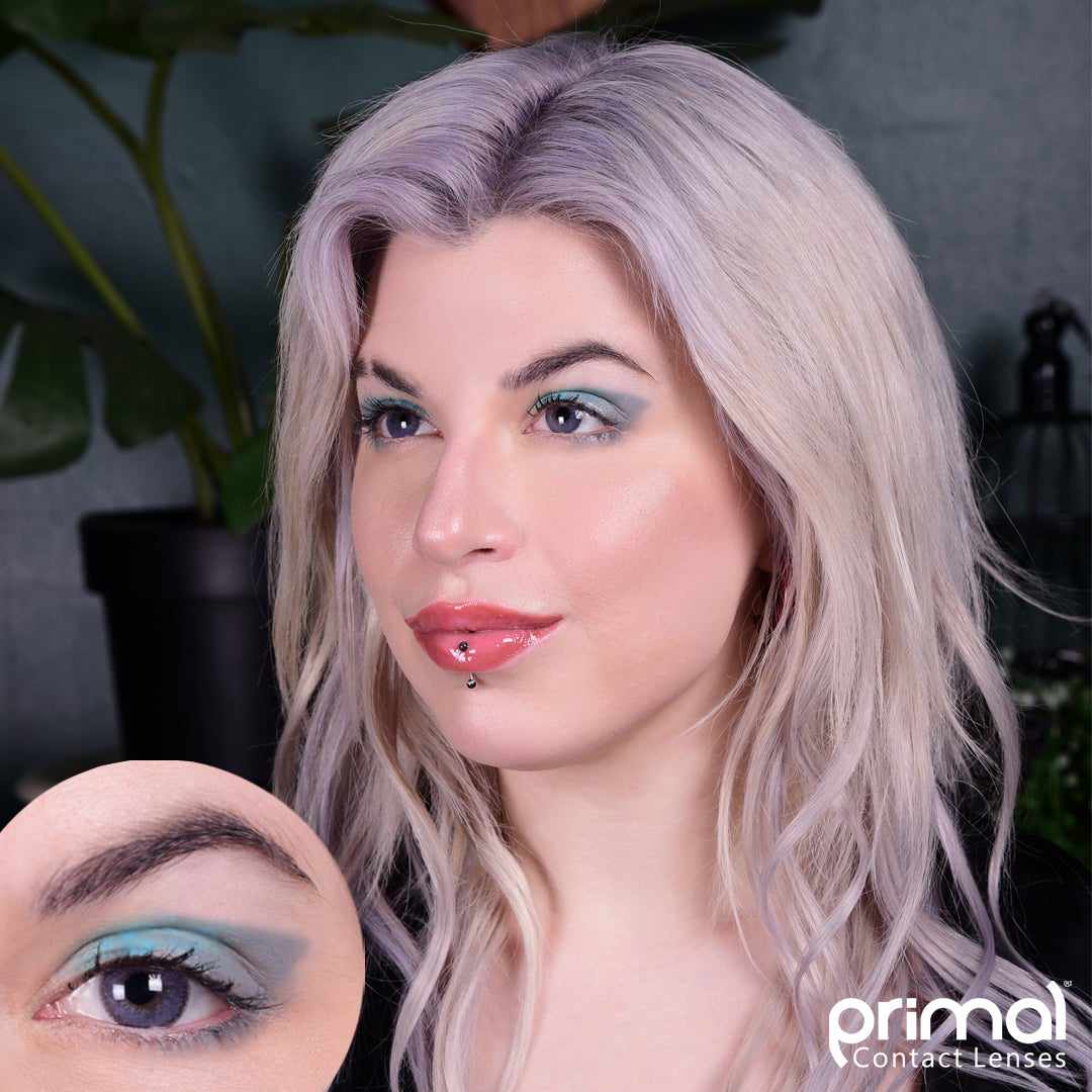 Purple colored contact lenses, coloured contact lenses, color contacts, circle lens.