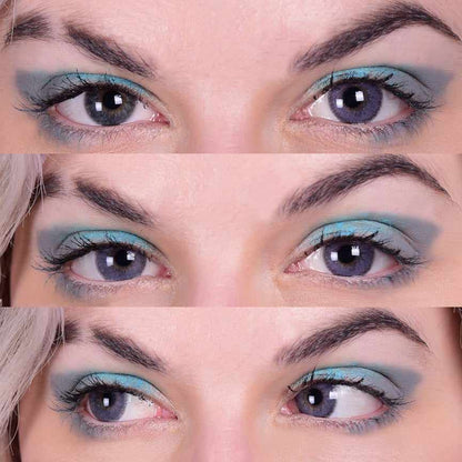 Purple colored contact lenses, coloured contact lenses, color contacts, circle lens.