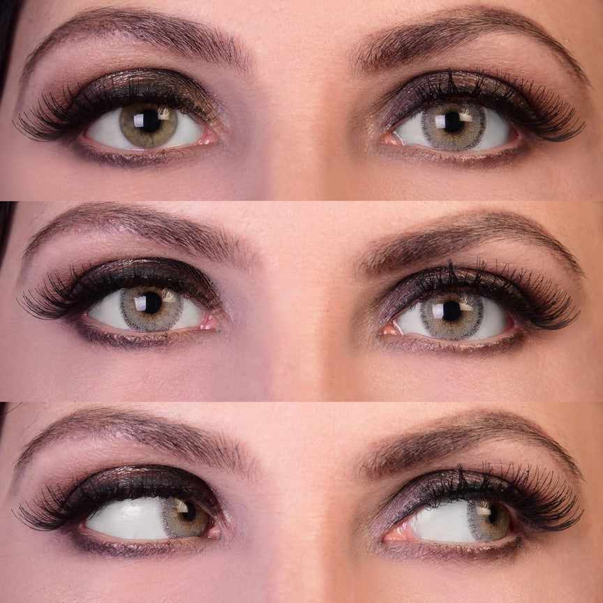White colored contact lenses, coloured contact lenses, color contacts, circle lens.