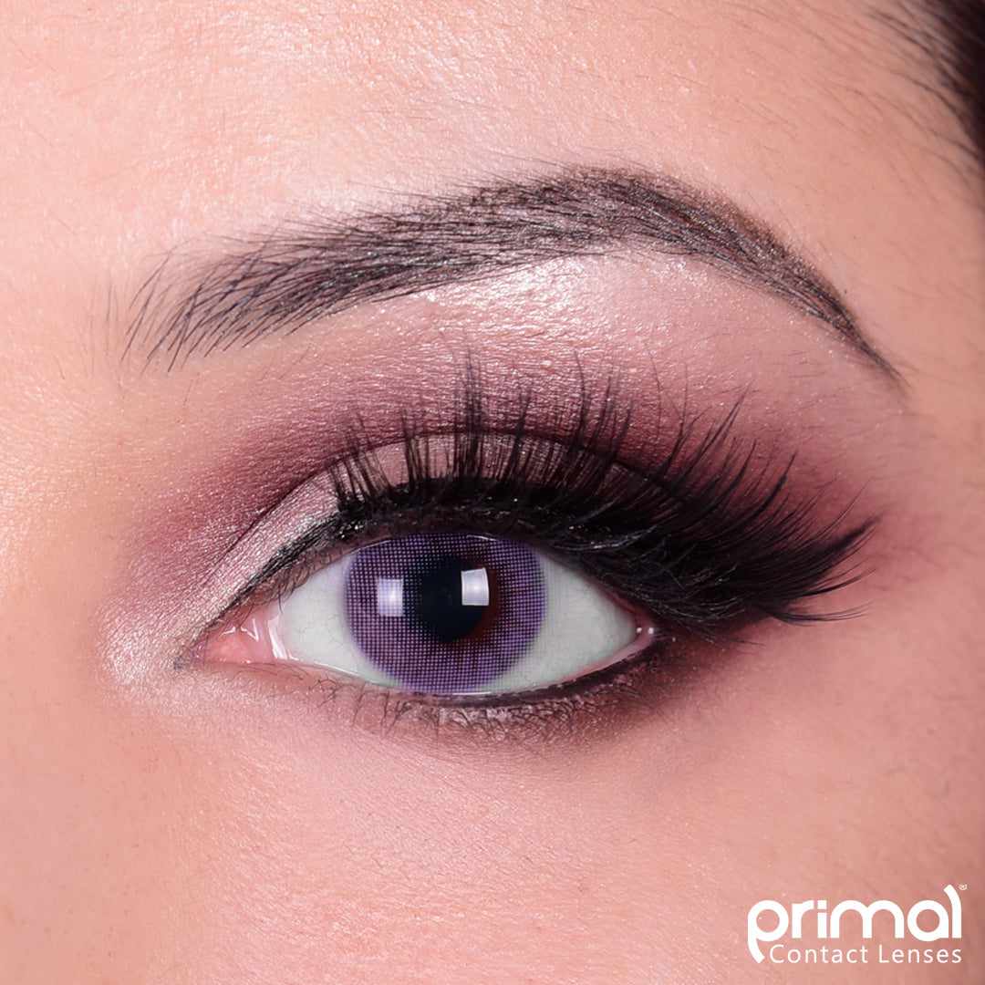 Purple colored contact lenses, coloured contact lenses, color contacts, circle lens.