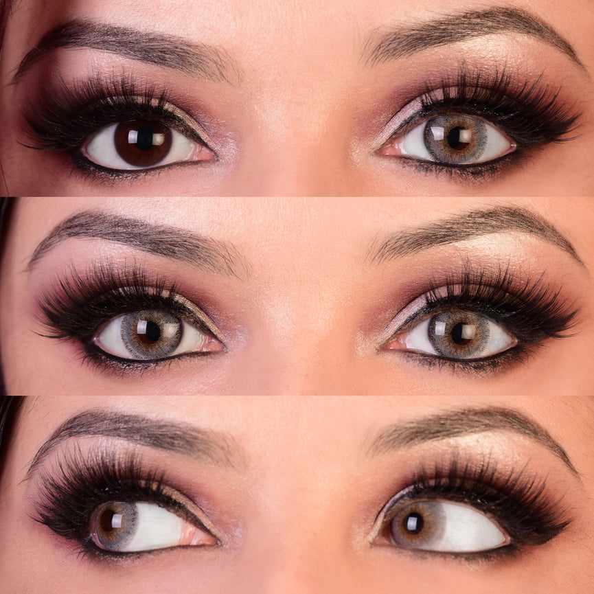 White colored contact lenses, coloured contact lenses, color contacts, circle lens.