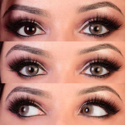 White colored contact lenses, coloured contact lenses, color contacts, circle lens.
