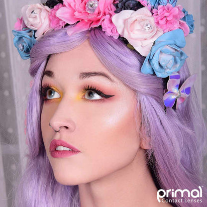 Green colored contact lenses, coloured contact lenses, color contacts, circle lens.