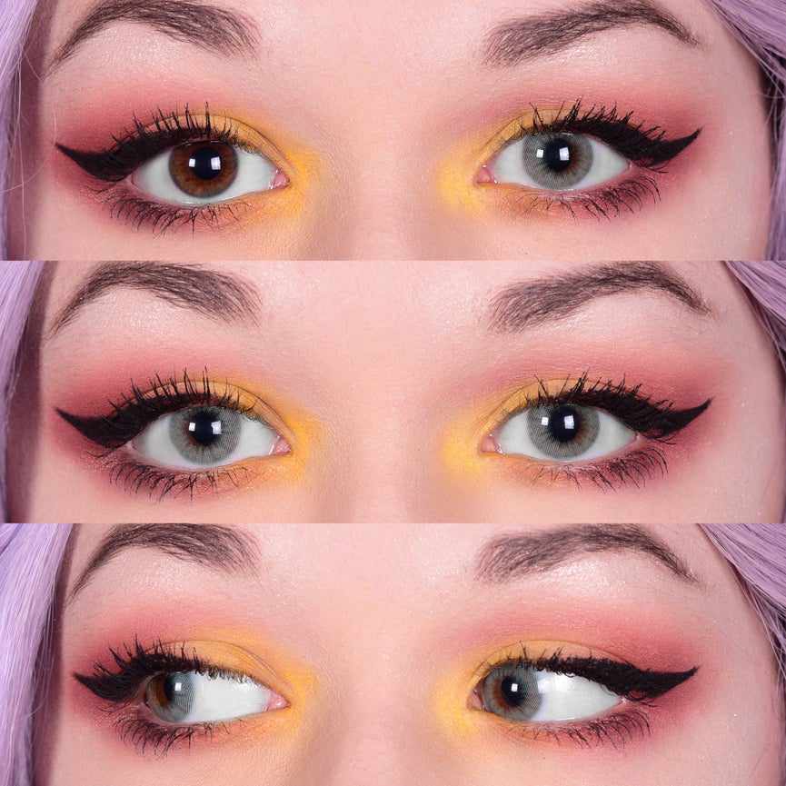 Green colored contact lenses, coloured contact lenses, color contacts, circle lens.