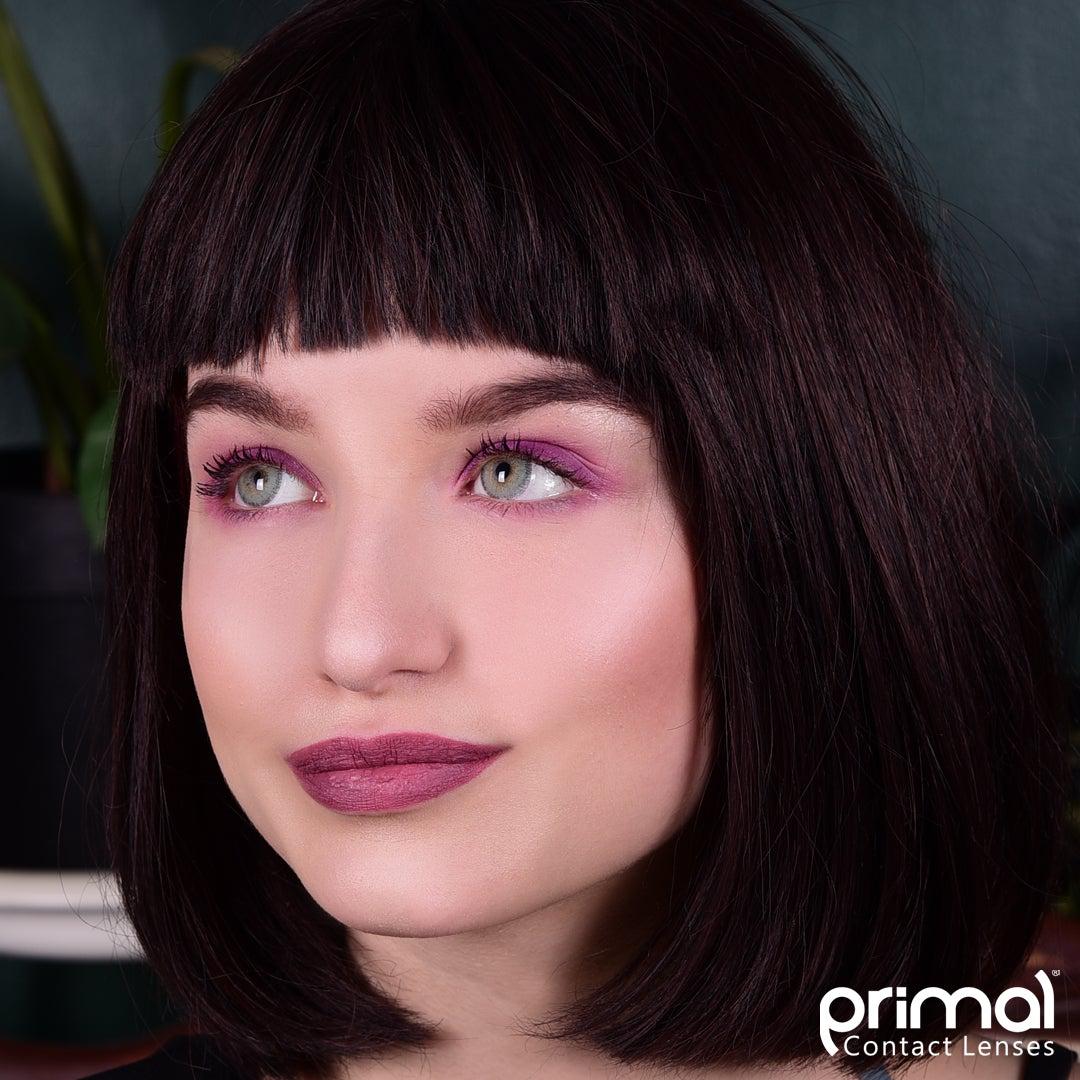 Green colored contact lenses, coloured contact lenses, color contacts, circle lens.