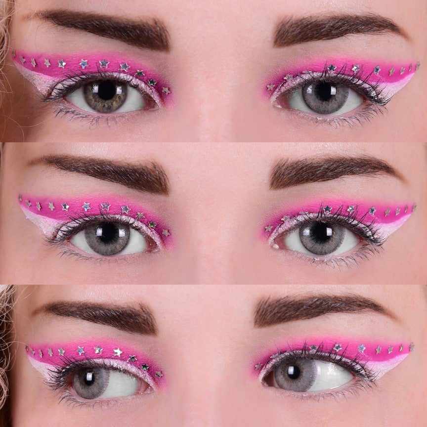 Grey colored contact lenses, coloured contact lenses, circle lens, color contacts