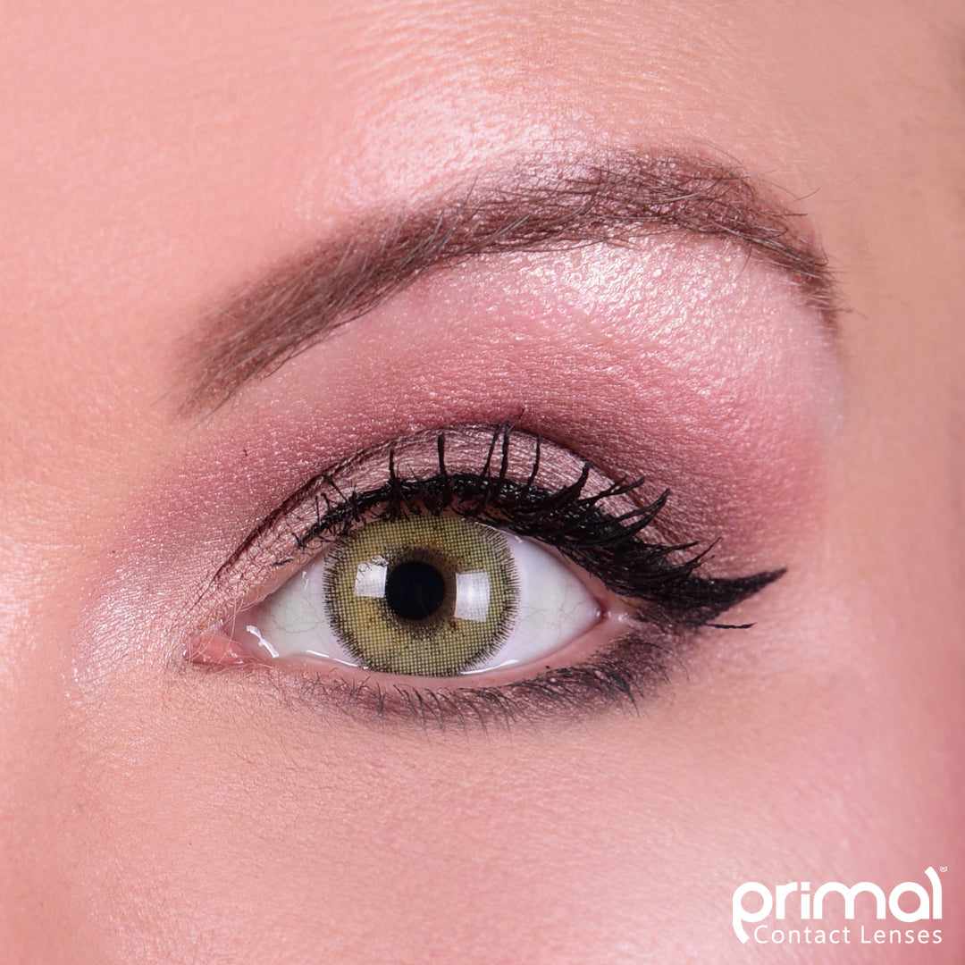 Brown colored contact lenses, coloured contact lenses, color contacts, circle lens.