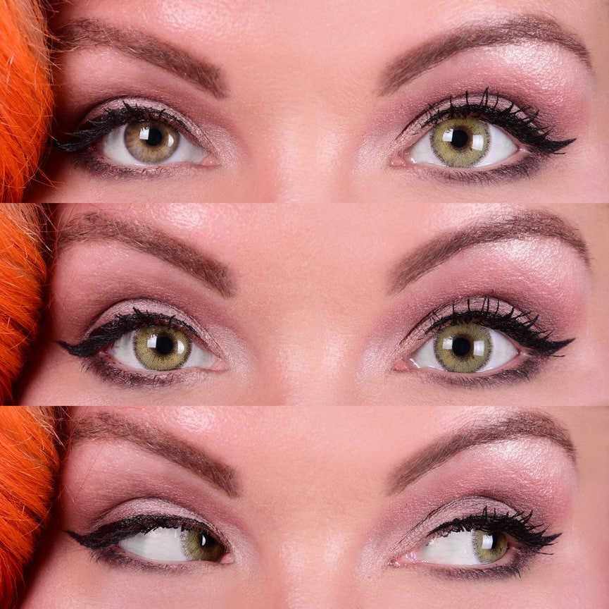 Brown colored contact lenses, coloured contact lenses, color contacts, circle lens.