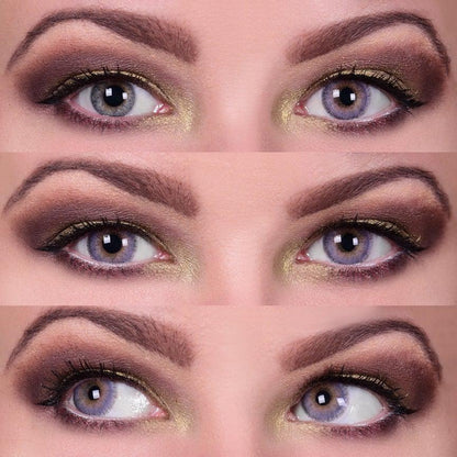 Purple colored contact lenses, coloured contact lenses, color contacts, circle lens.