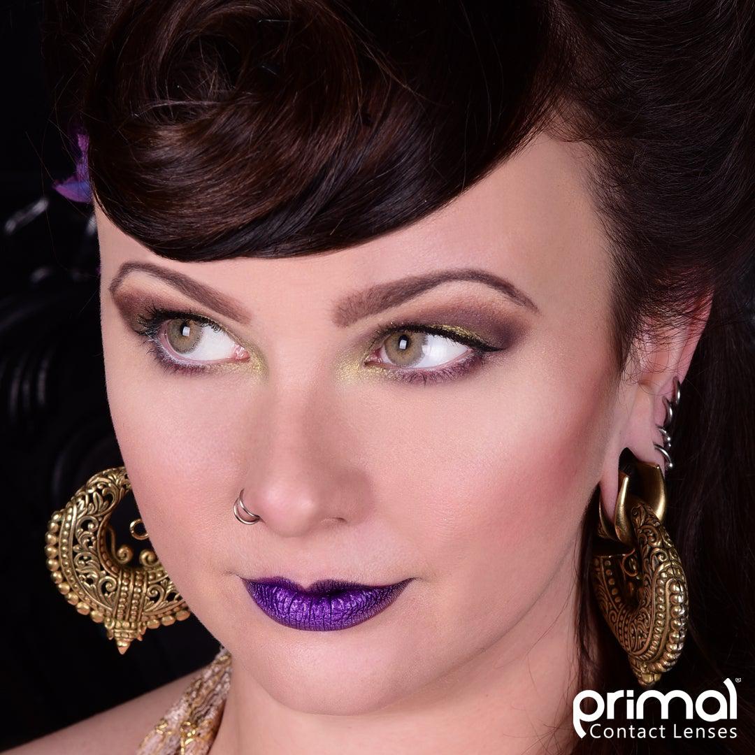 Brown colored contact lenses, coloured contact lenses, color contacts, circle lens.
