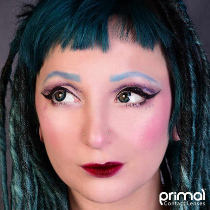 Blue colored contact lenses, coloured contact lenses, color contacts, circle lens.