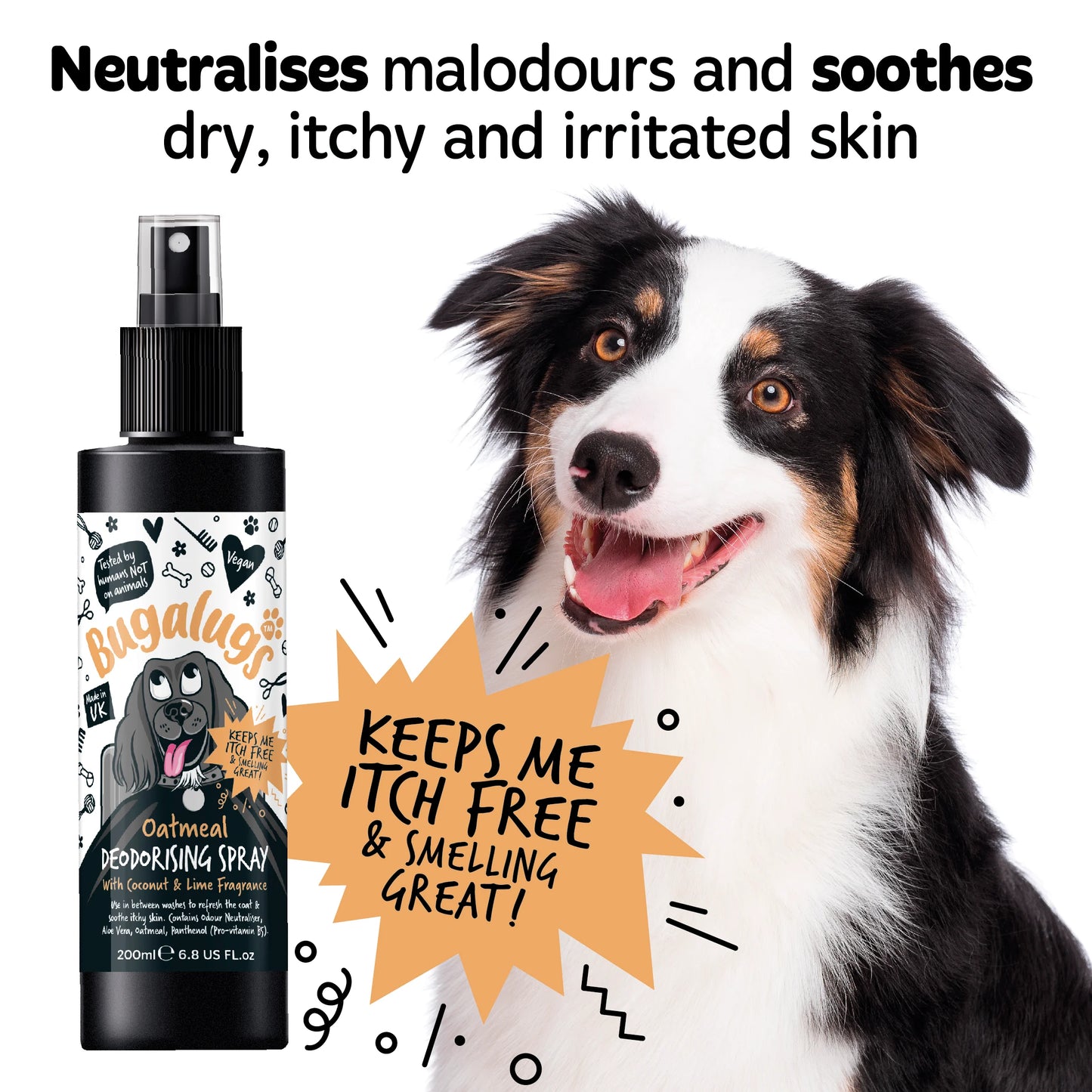 Bugalugs Oatmeal Deodorising Spray 200ml