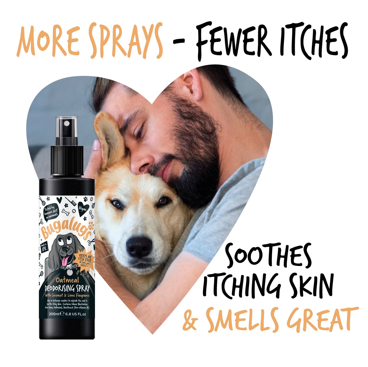 Bugalugs Oatmeal Deodorising Spray 200ml