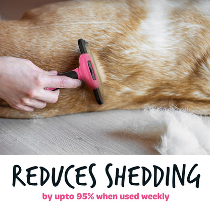 Bugalugs Pet Deshedding Comb for Dogs & Cats