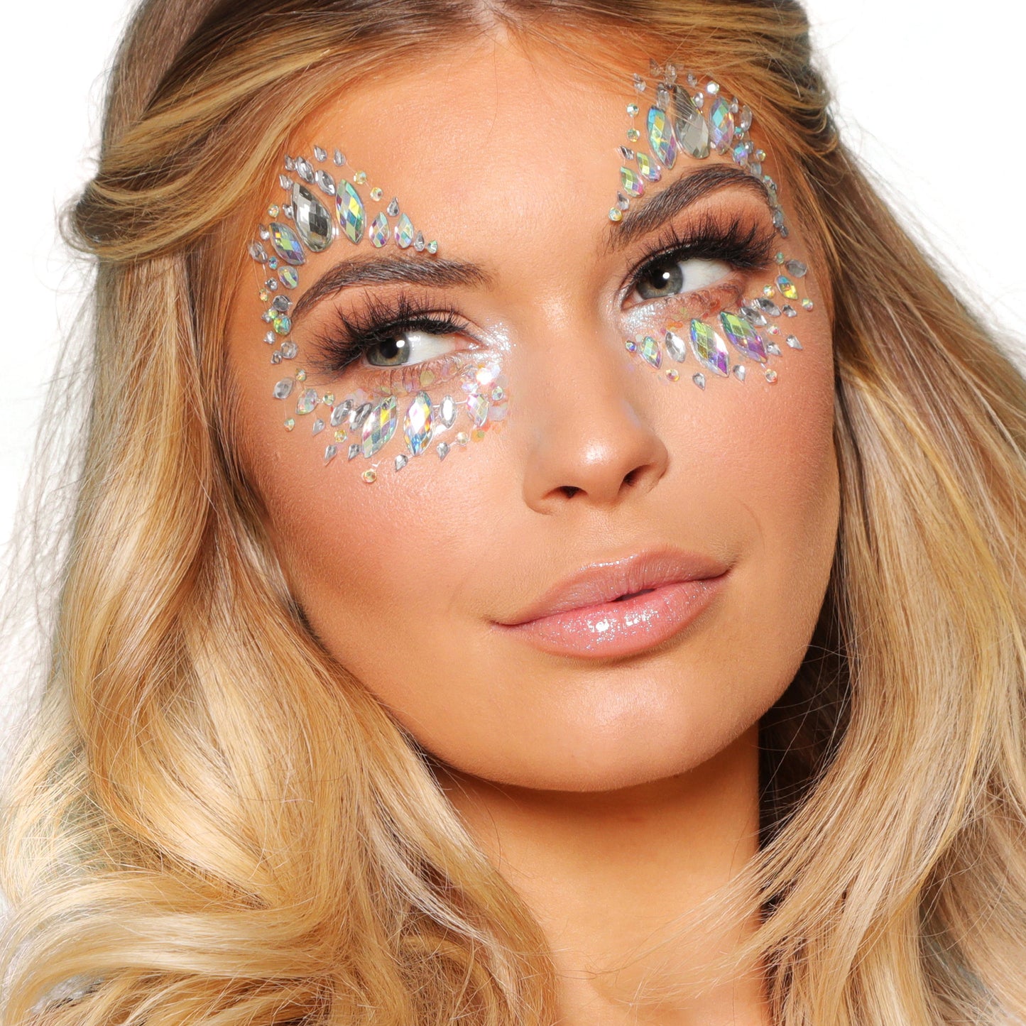 Glitter Me Up Face Jewels Diamond Kiss