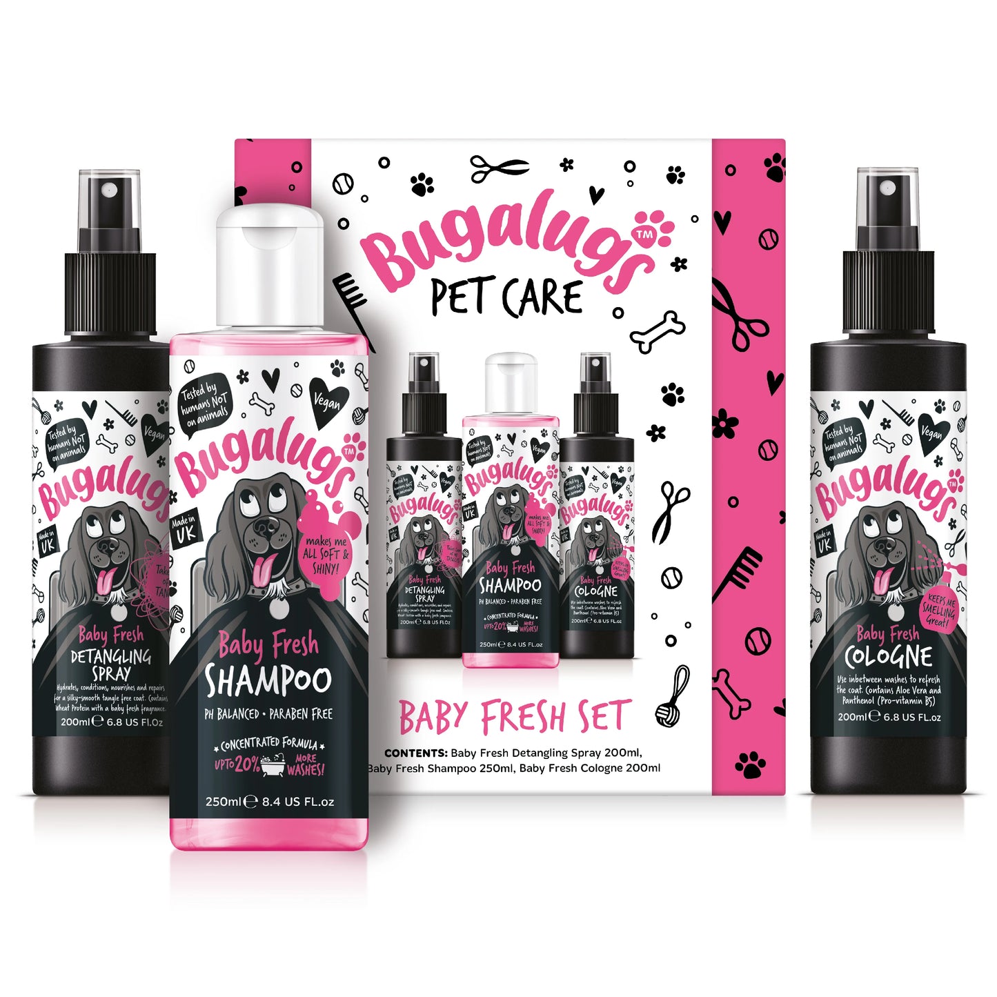 Bugalugs Baby Fresh Giftset (3 Pack)