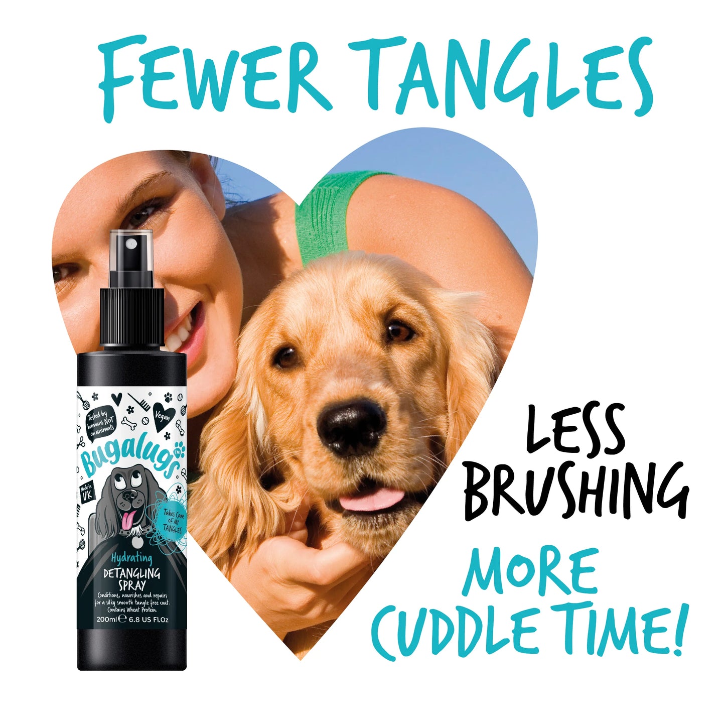 Bugalugs Original Detangling Spray 200ml