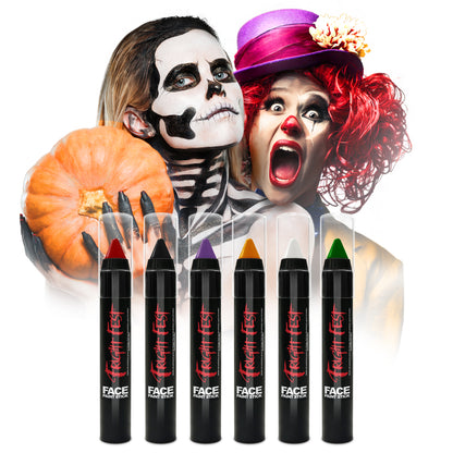 Fright Fest Face Paint Sticks Black Dracula 3.5g