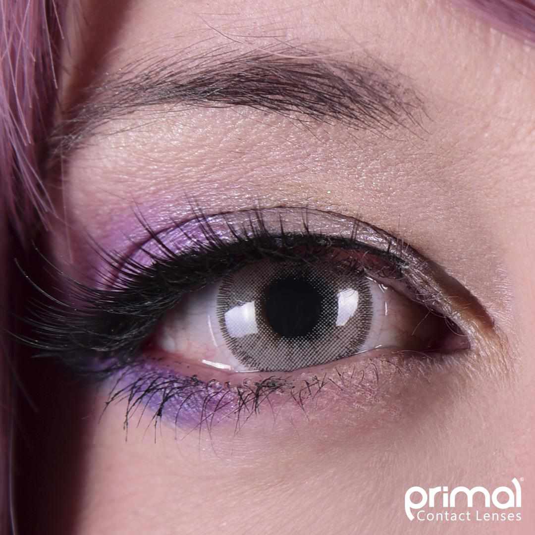 Grey colored contact lenses, coloured contact lenses, color contacts, circle lens.