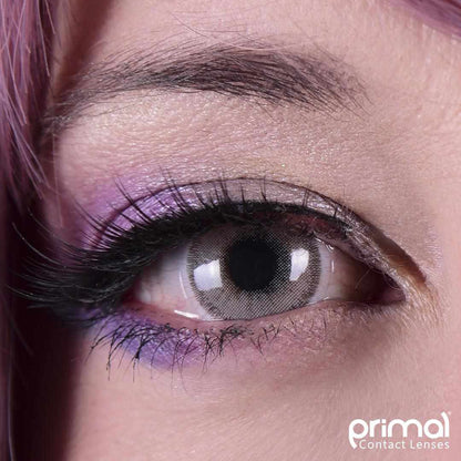 Grey colored contact lenses, coloured contact lenses, color contacts, circle lens.
